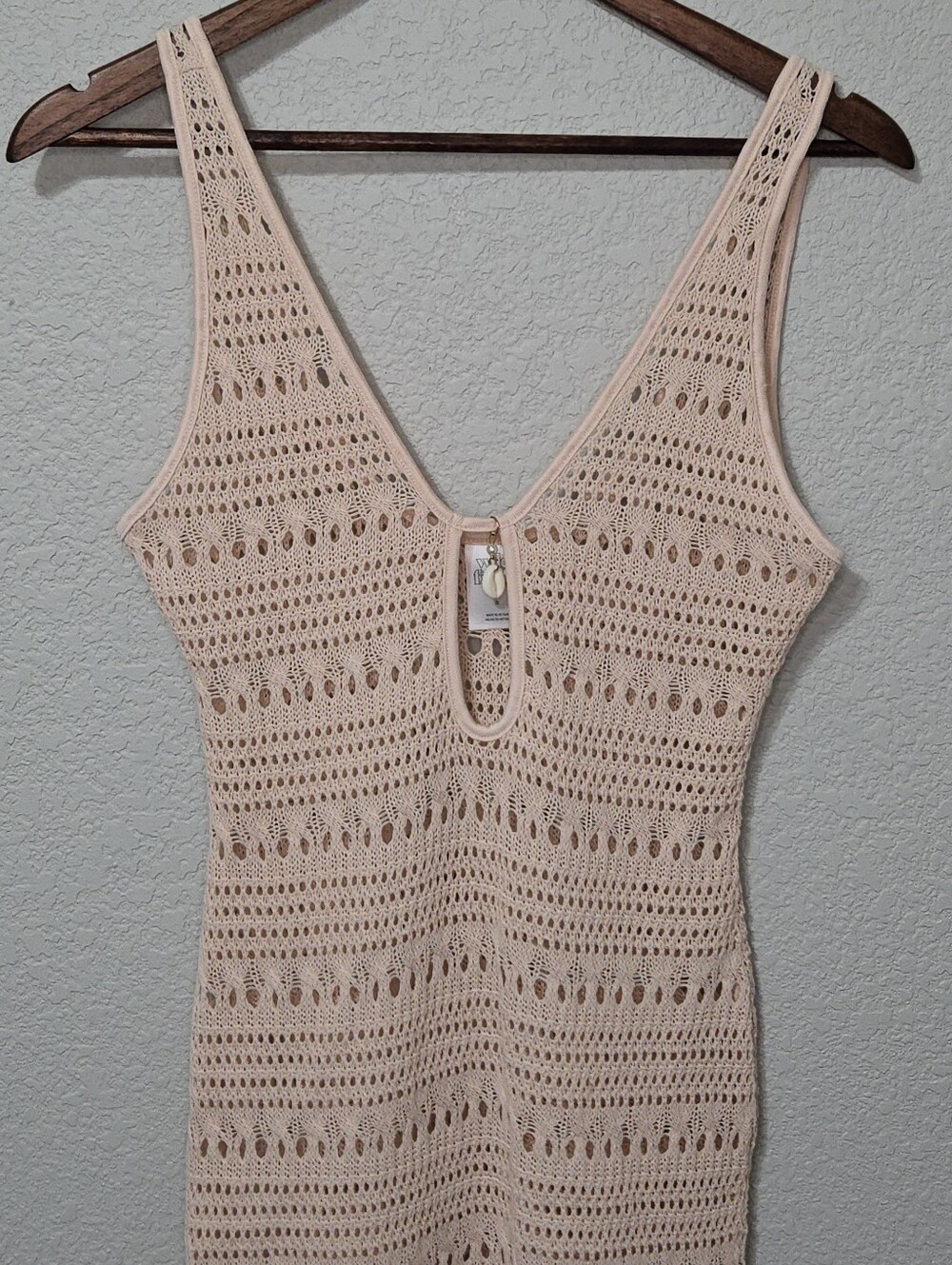 Women's Crochet Knit Tank Dress